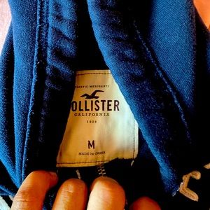 Navy blue hollister hoodie